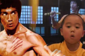 5 Year Old Acting Bruce Lee's Nunchaku Scene Game of Death